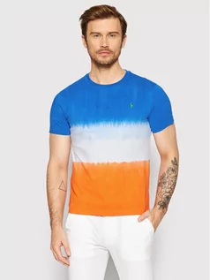 Koszulki męskie - Ralph Lauren Polo T-Shirt 710860407001 Kolorowy Slim Fit - grafika 1