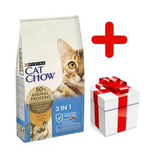 Purina Cat Chow Special Care 3in1 Turkey 15 kg - Sucha karma dla kotów - miniaturka - grafika 1