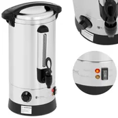 Wyposażenie lokali gastronomicznych - Warnik podgrzewacz do wody grzańca podwójne ścianki stalowy 8.7L 1500 W - miniaturka - grafika 1