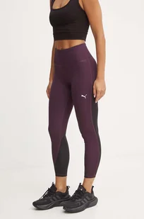 Puma legginsy treningowe Train All Day kolor czarny wzorzyste - Legginsy - miniaturka - grafika 1