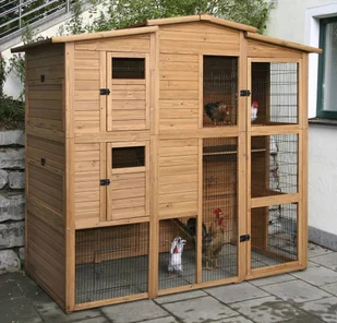 Kerbl KERBL Domek dla kur 222 x 115 x 200 cm - Karmniki dla ptaków - miniaturka - grafika 1
