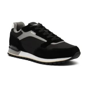 BOSS BLACK Sneakersy PARKOUR z dodatkiem skóry - Moda i Uroda OUTLET - miniaturka - grafika 1