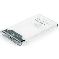 Dyski i twistery - Gembird Obudowa na dysk GEMBIRD EE2-U3S9-6 (2.5&amp;quot;; USB 3.0; Plastik; kolor przeźroczysty) EE2-U3S9-6 - miniaturka - grafika 1