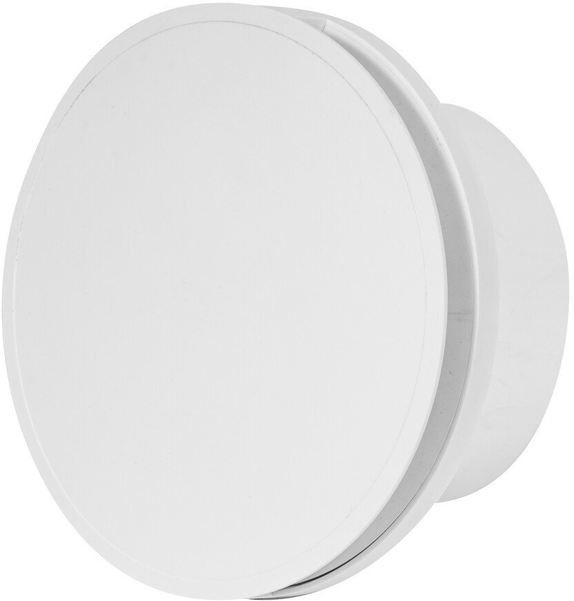 Household fan EUROPLAST E-Extra EAT125T, d125 mm, with cover, ball bearing, with timer