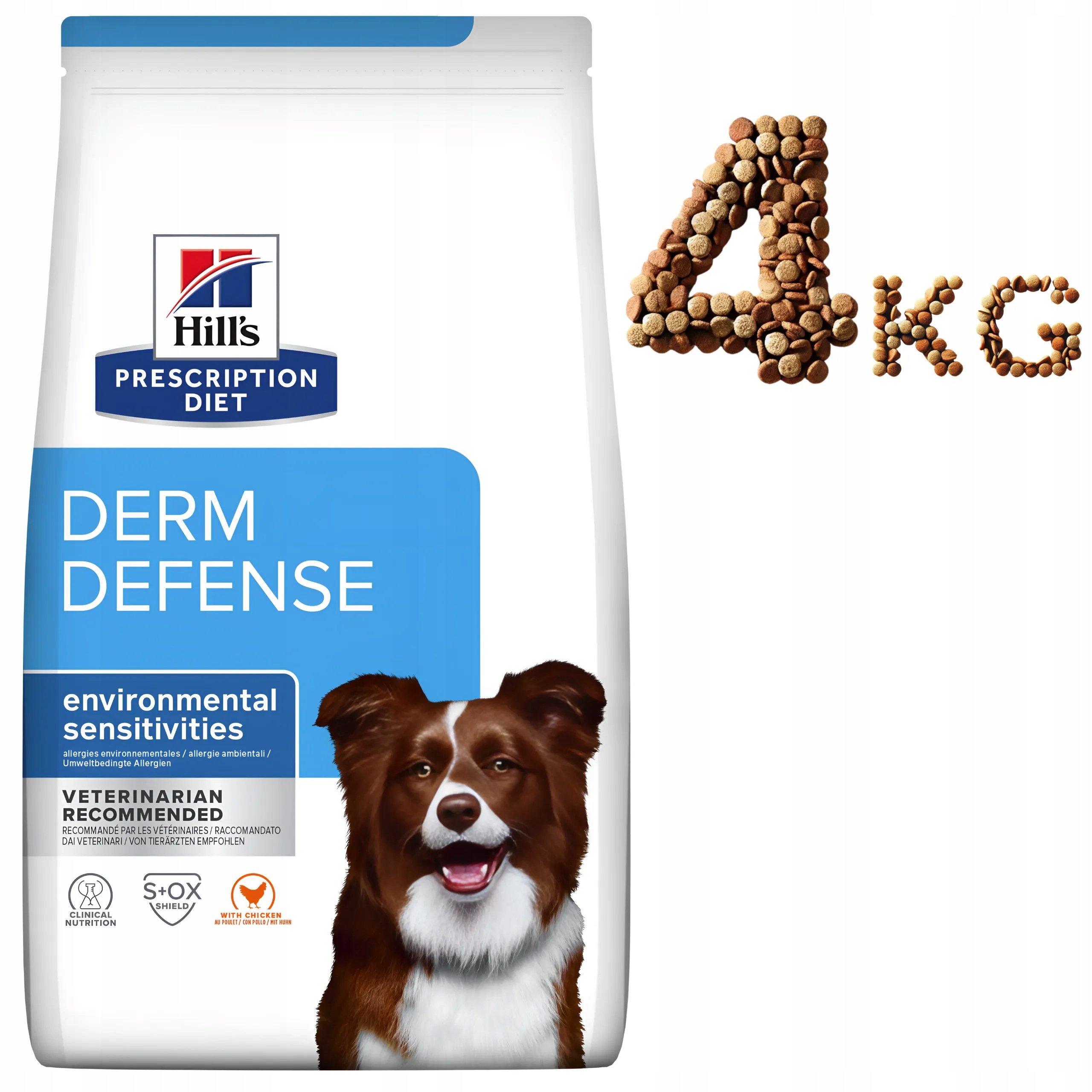 Hills Derm Defense kurczak 4 kg