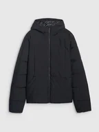 Kurtki i kamizelki sportowe męskie - 4F Kurtka pikowana w kolorze czarnym - miniaturka - grafika 1