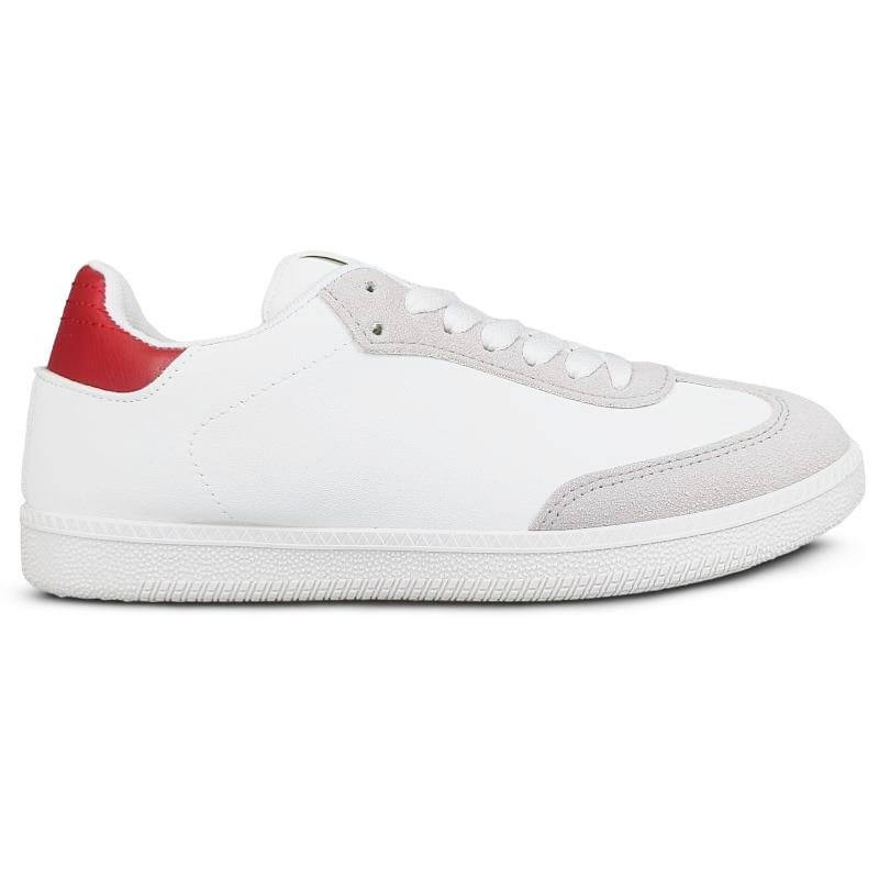 Trampki Damskie Zamszowe Białe Modne Stylowe Skórzane Wygodne Lekkie Sportowe Sznurowane Oddychające 39