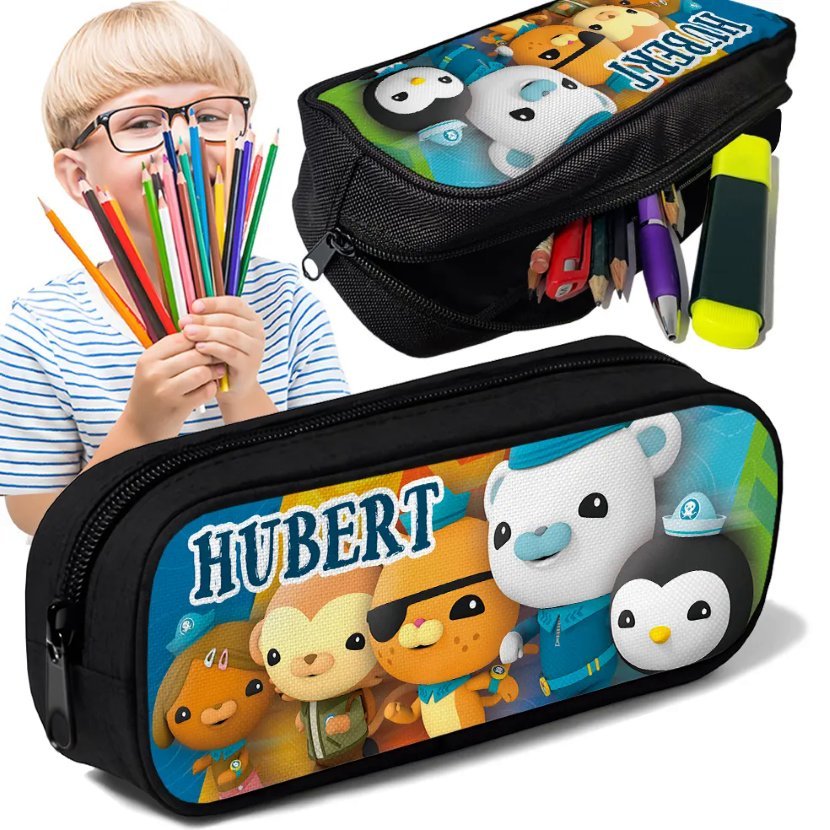 Piórnik personalizowany tuba OKTONAUCI nadruk imienia ksywki