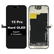 Części serwisowe do telefonów - Wyświetlacz LCD ekran dotyk digitizer do Apple iPhone 15 Pro (Hard OLED) (Wymienny IC) - miniaturka - grafika 1