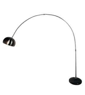 Lumina Deco AZURRO B1 lampa podłogowa satynowa na wysięgniku z granitową podstawą E27 - Lampy stojące - miniaturka - grafika 1