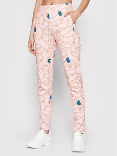 Guess Spodnie dresowe Donna V2GB16 FL04Q Różowy Regular Fit - Spodnie sportowe damskie - miniaturka - grafika 1