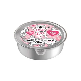 Love is where a cat is® z czystą wołowiną 85g - Mokra karma dla kotów - miniaturka - grafika 1