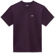 Koszulki męskie - t-shirt VANS LEFT CHEST LOGO TEE Blackberry Wine - miniaturka - grafika 1