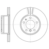 Tarcze hamulcowe - Roadhouse Tarcza hamulcowa 6348.10 - miniaturka - grafika 1