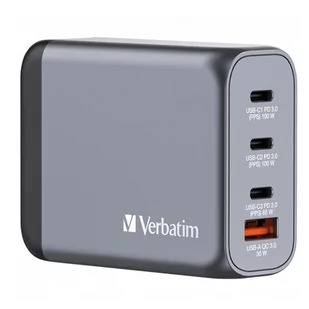 Verbatim GNC-100 GaN Charger 100W with - Ładowarki do telefonów - miniaturka - grafika 2