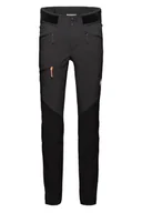 Spodnie męskie - Mammut Spodnie softshellowe męskie Courmayeur So czarne 50_L_ - miniaturka - grafika 1
