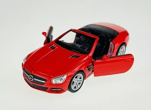 Welly 2012 Mercedes-Benz Sl 500 Bez Dachu Czerwony 1:34 Samochód Nowy Metalowy Model - Samochody i pojazdy dla dzieci - miniaturka - grafika 1