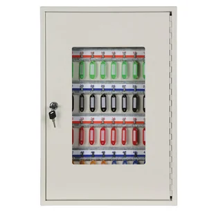 B2B Partner Metalowa szafka na klucze 55x38x8 cm, 50 szt. HF550T-50K - Szafki na klucze - miniaturka - grafika 1
