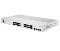 Switche - Cisco CBS250-24T-4X Zarządzany L2/L3 Gigabit Ethernet (10/100/1000) Srebrny CBS250-24T-4X-EU-RF - miniaturka - grafika 1