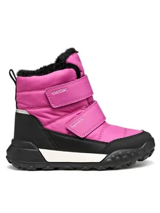 Geox Śniegowce J Trekkyup B Ab J46M7B 08V50 C8062 S Różowy - Buty dla dziewczynek - miniaturka - grafika 1