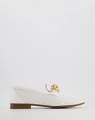 Mokasyny damskie - Białe mokasyny - Venezia - miniaturka - grafika 1