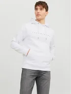 Bluzy męskie - Jack&Jones Bluza 12233972 Biały Relaxed Fit - miniaturka - grafika 1
