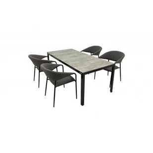 Bergamo Melia Likatex - komplet wypoczynkowy aluminiowy 4+1 - Meble ogrodowe - miniaturka - grafika 1