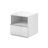 Szafki RTV - Szafka RTV Stojąca / Wisząca TYP-37 Helio Helvetia Wieruszów Czarny / Czarny Szkło - miniaturka - grafika 1