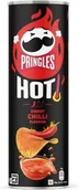 Chipsy - Pringles HOT! Sweet Chilli Chipsy o Smaku Słodkiej Papryczki Chili 160g - miniaturka - grafika 1