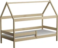 Łóżka dla dzieci i młodzieży - Elior Drewniane łóżko w stylu skandynawskim, wanilia - Petit 3X 180x90 cm - miniaturka - grafika 1