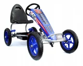 Jeździki dla dzieci - Gokart Na Pedały Full Ahead AIR Niebieski - miniaturka - grafika 1