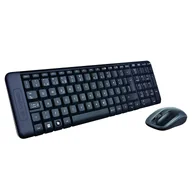 Zestawy myszka + klawiatura - Logitech Wireless Combo MK220 klawiatura Dołączona myszka USB Hiszpański Czarny - miniaturka - grafika 1