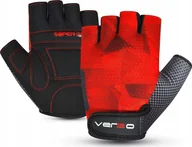Rękawiczki rowerowe - Rękawiczki rower Verso SB-01-2420-JJ czarno-czerwone L - miniaturka - grafika 1