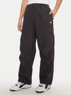 Spodnie sportowe męskie - Champion Spodnie dresowe 220414 Czarny Loose Fit - miniaturka - grafika 1