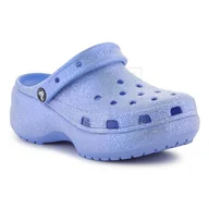 Moda i Uroda OUTLET - Klapki Crocs Classic Platform Glitter Clog W 207241-5Q6 EU 34/35 - miniaturka - grafika 1