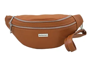 Funkcjonalna skórzana saszetka nerka - Brązowa jasna - Nerki Funkcjonalna skórzana saszetka nerka - Brązowa jasna - Nerki - miniaturka - grafika 1