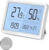 Stacje pogodowe - TERMOHIGROMETR HIGROMETR TERMOMETR WILGOTNOŚĆ TEMP - miniaturka - grafika 1