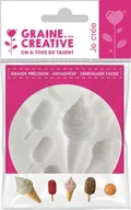 Akcesoria rzeźbiarskie - Foremka Silikonowa D: 7 cm Lody - miniaturka - grafika 1