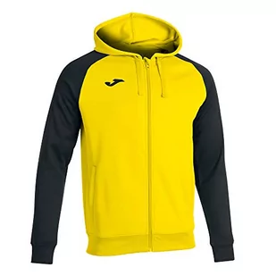 Joma Męska bluza z kapturem Academy Iv, Żółty-czarny, XXL - Bluzy męskie - miniaturka - grafika 1