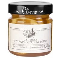 Owoce w puszkach i słoikach - Eterno Eterno - cytrynki w syropie z pędów sosny 230g - miniaturka - grafika 1