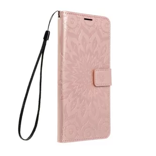 Forcell Kabura MEZZO Book do SAMSUNG Galaxy A12 mandala złoty róż - Etui i futerały do telefonów - miniaturka - grafika 1