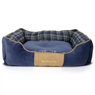 Scruffs Highland Box Legowisko Niebieskie - Rozm.L, Gwarancja Terminu Lub 50 Zł!, Dostawa Gratis, Bezpłatny Odbiór: Warszawa, Wrocław, Katowice, Kraków! - Legowiska dla psów - miniaturka - grafika 1