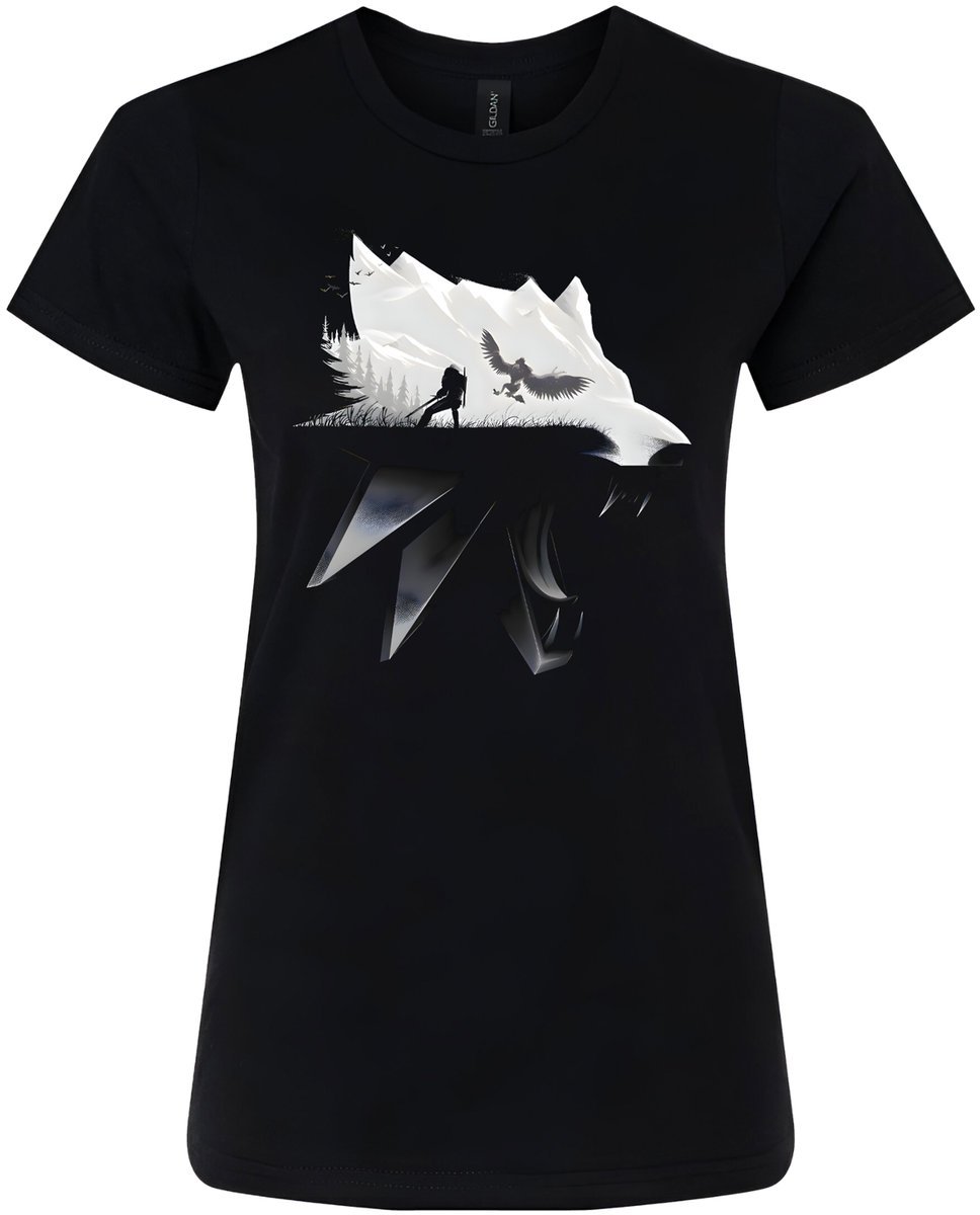 KOSZULKA DAMSKA NADRUK WIEDŹMIN PREZENT PREMIUM L