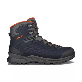 Buty trekkingowe męskie - Męskie Buty Trekkingowe Lowa Explorer 2 Gtx Mid Navy/Orange 44 2/3 - grafika 1