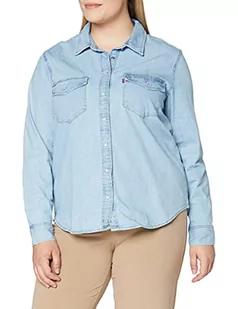 Levi's Damska koszula Essential Western, niebieski (Cool Out (2) 0001), XS - Koszule damskie - miniaturka - grafika 1