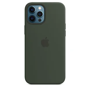 APPLE Etui Silicone Case do iPhone 12 Pro Max Cypryjska zieleń |MHLC3ZM/A - Etui i futerały do telefonów - miniaturka - grafika 4