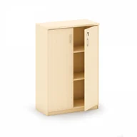 Szafy biurowe - B2B Partner Szafa biurowa Mirelli A+, 800 x 400 x 1200 mm, brzoza CF F07414, CD060 - miniaturka - grafika 1