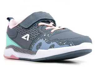 Buty dziecięce sportowe, adidasy American Club BS 06/22 10/22, szare - AMERICAN CLUB - Buty dla dziewczynek - miniaturka - grafika 1