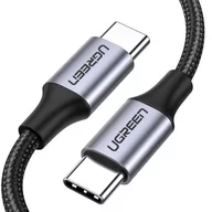 Kable USB - Kabel USB-C do USB-C UGREEN QC 3.0 PD 3A 60W 1m (czarny) - miniaturka - grafika 1