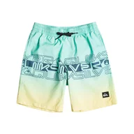 Spodenki damskie - Dziecięce Szorty QUIKSILVER WORDBLOCK 16 B JAMV EQBJV03434-GCZ6 – Zielony - miniaturka - grafika 1